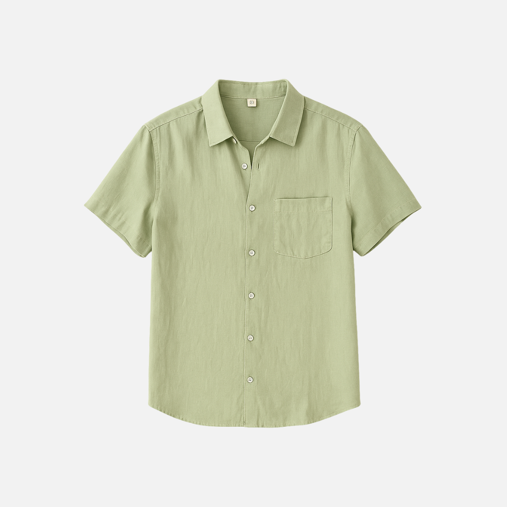 Bellanoa | Men’s Linen Short Sleeve Shirt