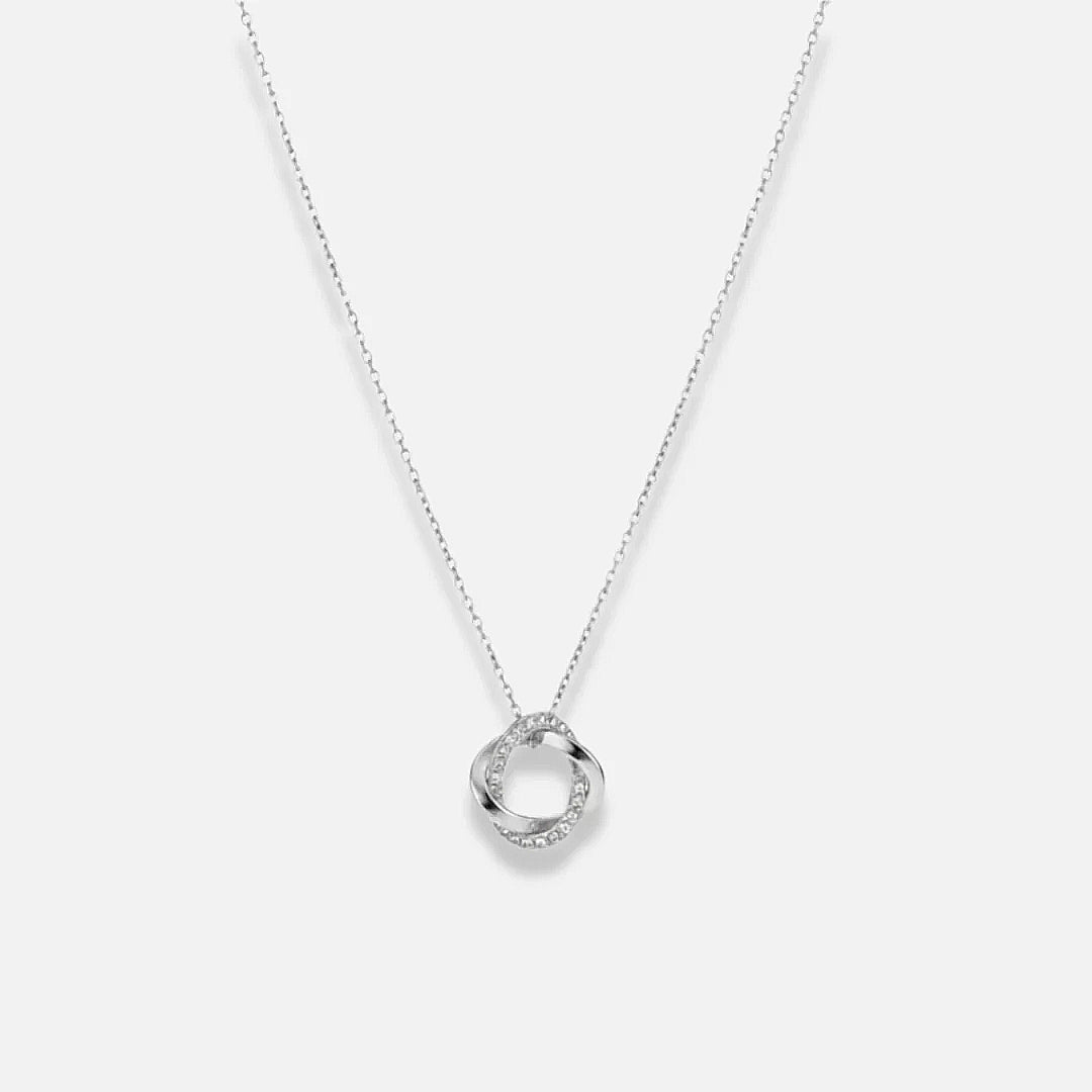 Noviqlo | Dainty Circle Pendant Necklace Gold or Silver Colour