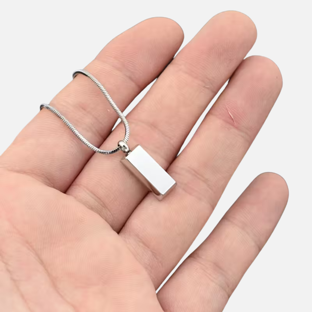 Noviqlo | Stainless Steel Bar Pendant Necklace 4mm