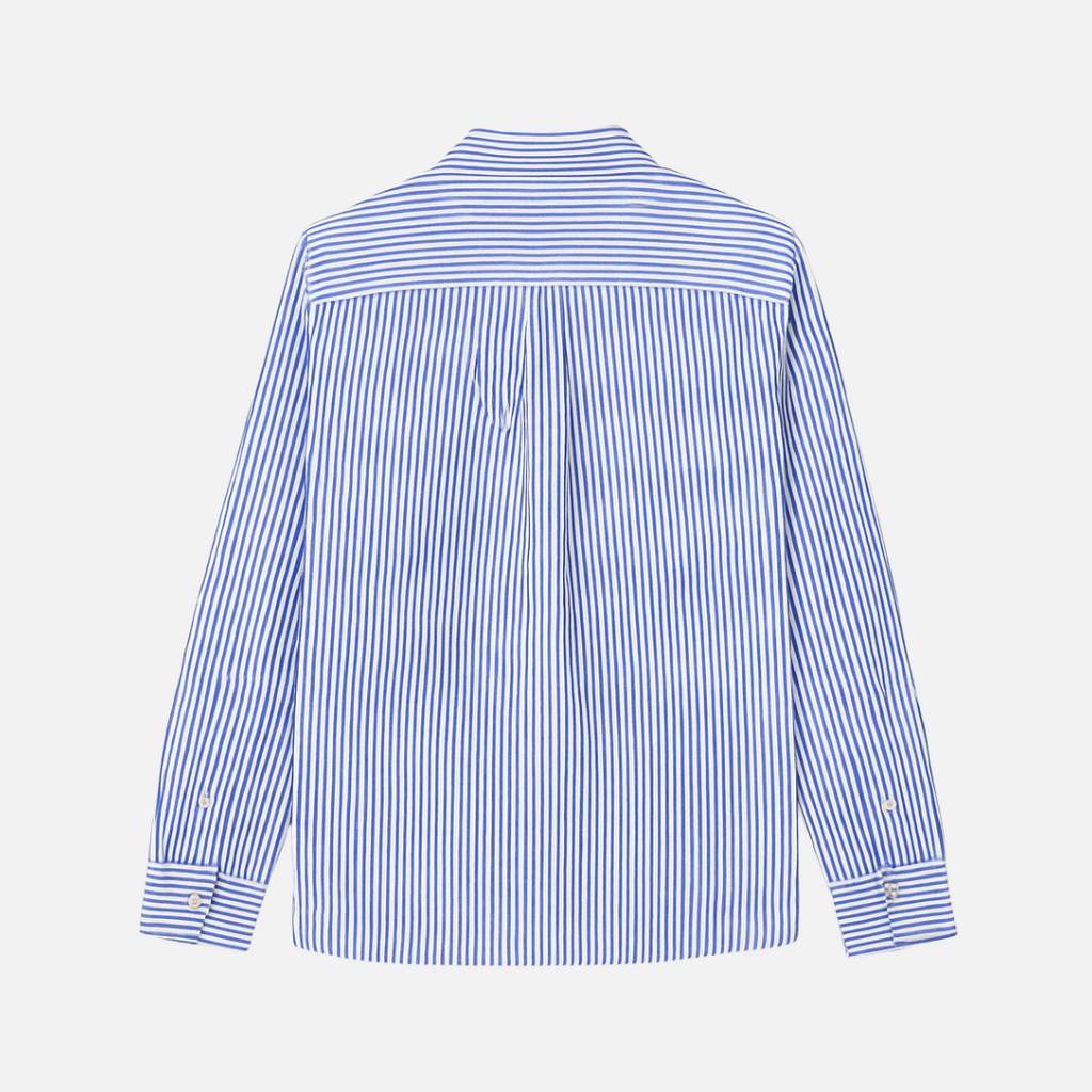 Bellanoa | Women’s Elegant Blue Striped Shirt