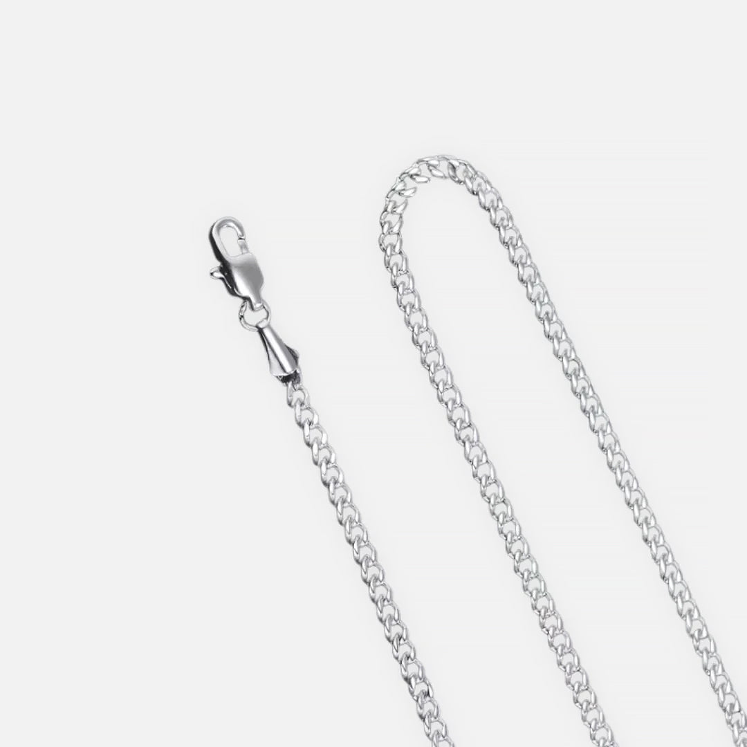 Noviqlo | Stainless Steel Cuban Link Chain Necklace 3mm