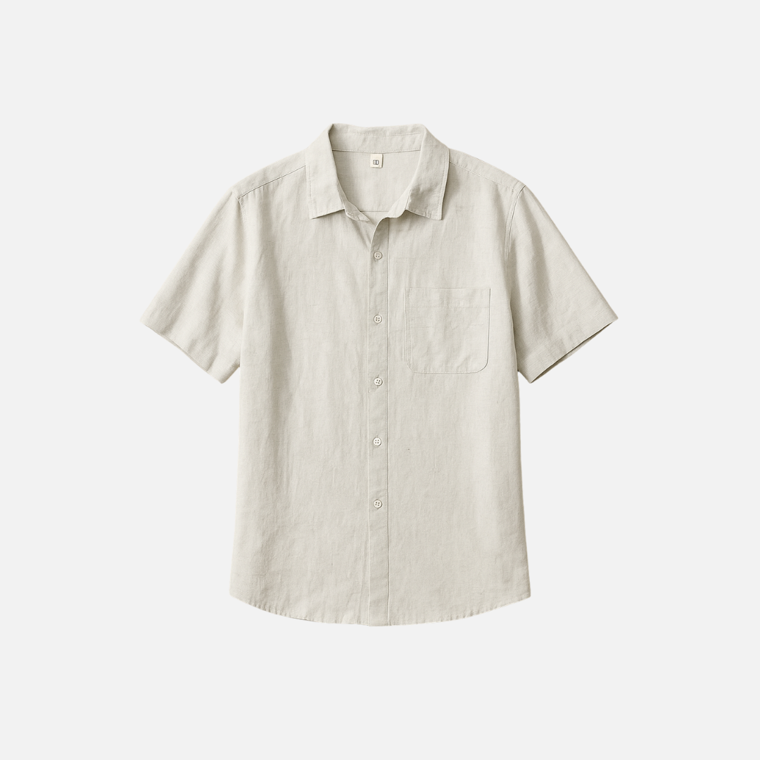 Bellanoa | Men’s Linen Short Sleeve Shirt