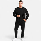 Bellanoa | Men’s Ribbed Cotton Pants in Relaxed Fit