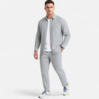 Bellanoa | Men’s Ribbed Cotton Pants in Relaxed Fit