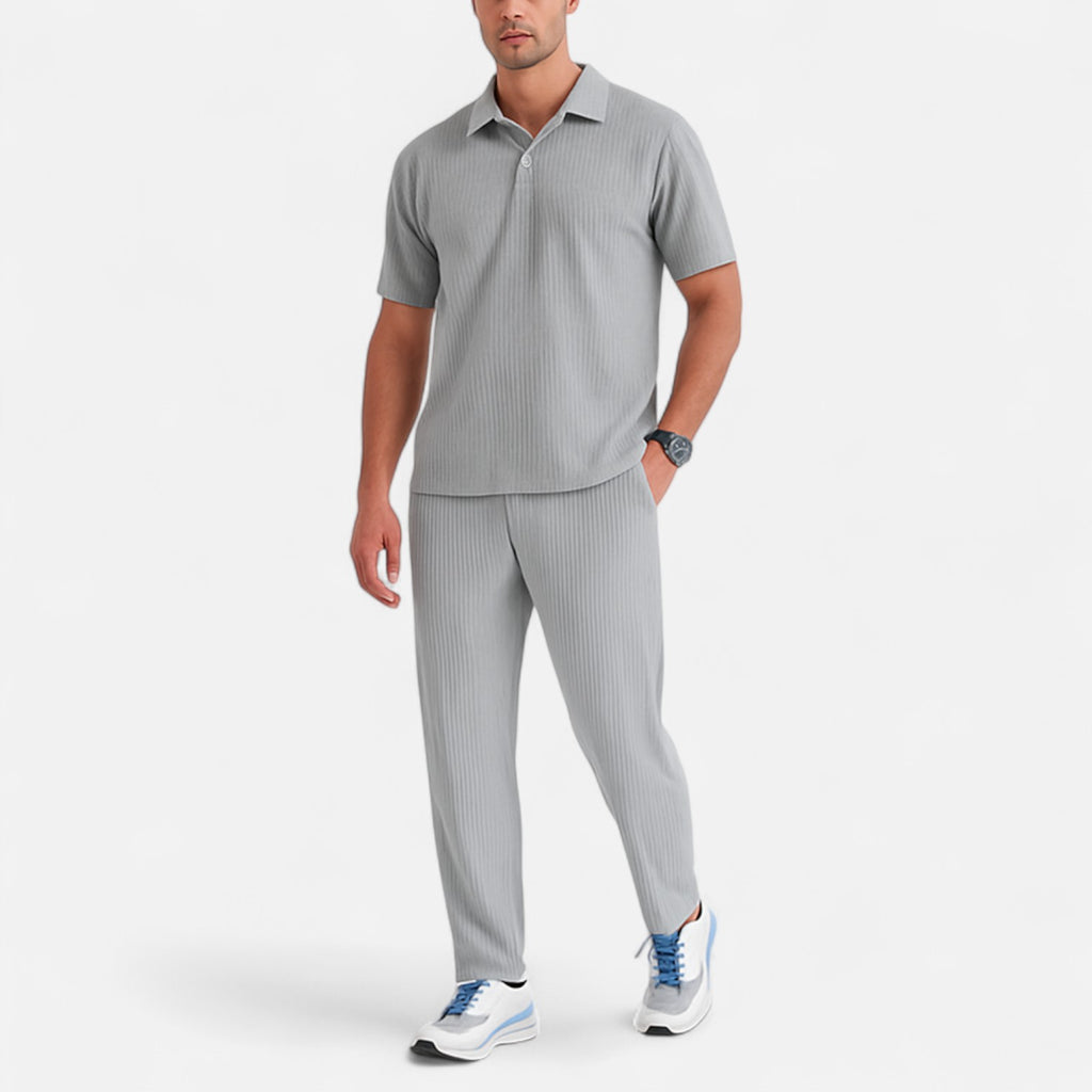 Bellanoa | Men’s Ribbed Cotton Pants in Relaxed Fit