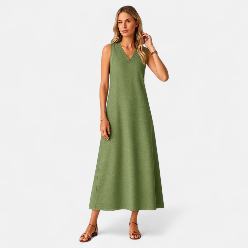 Bellanoa | Women’s Vintage Maxi Dress in Flowing Summer Fit
