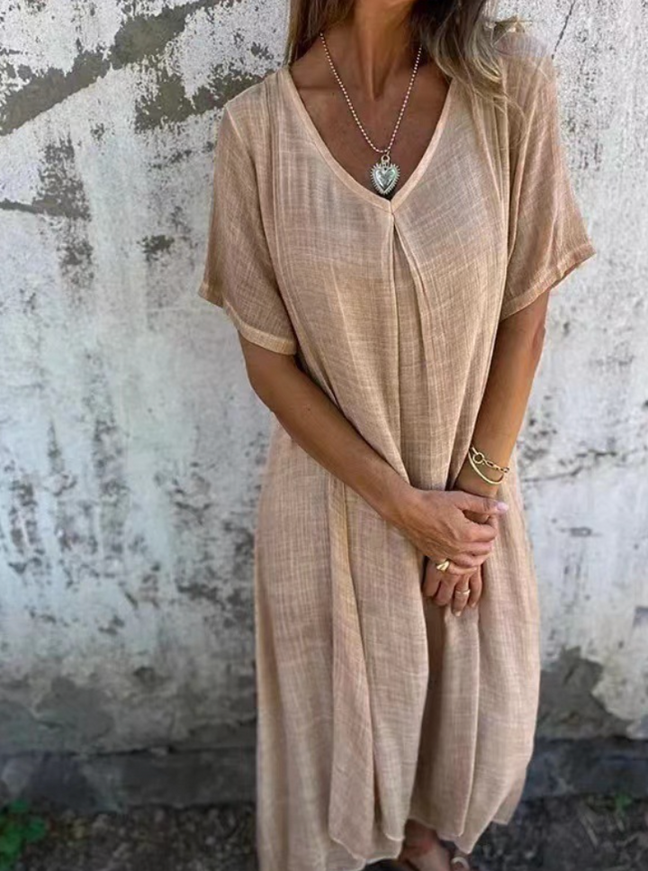 Evelyn™ | Flowy Travel Maxi Dress