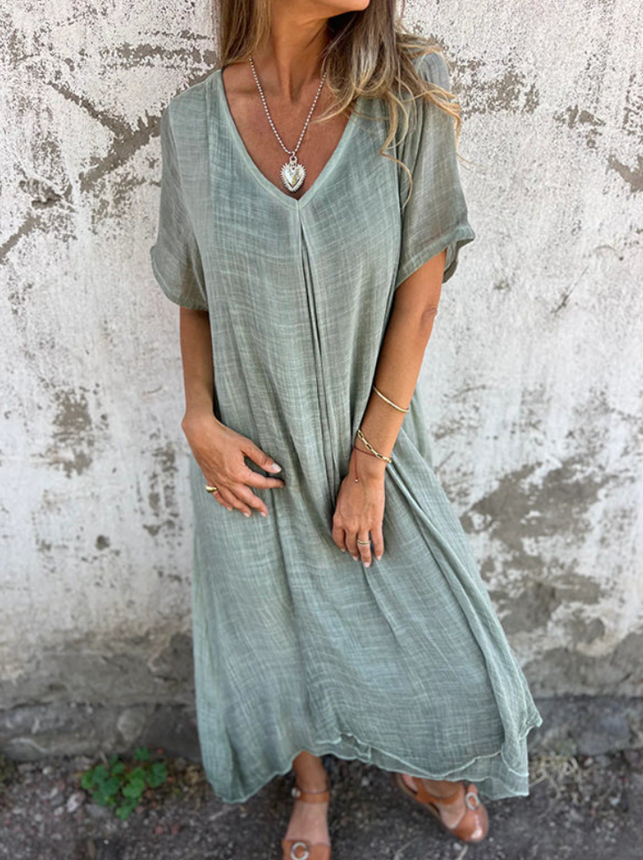 Evelyn™ | Flowy Travel Maxi Dress