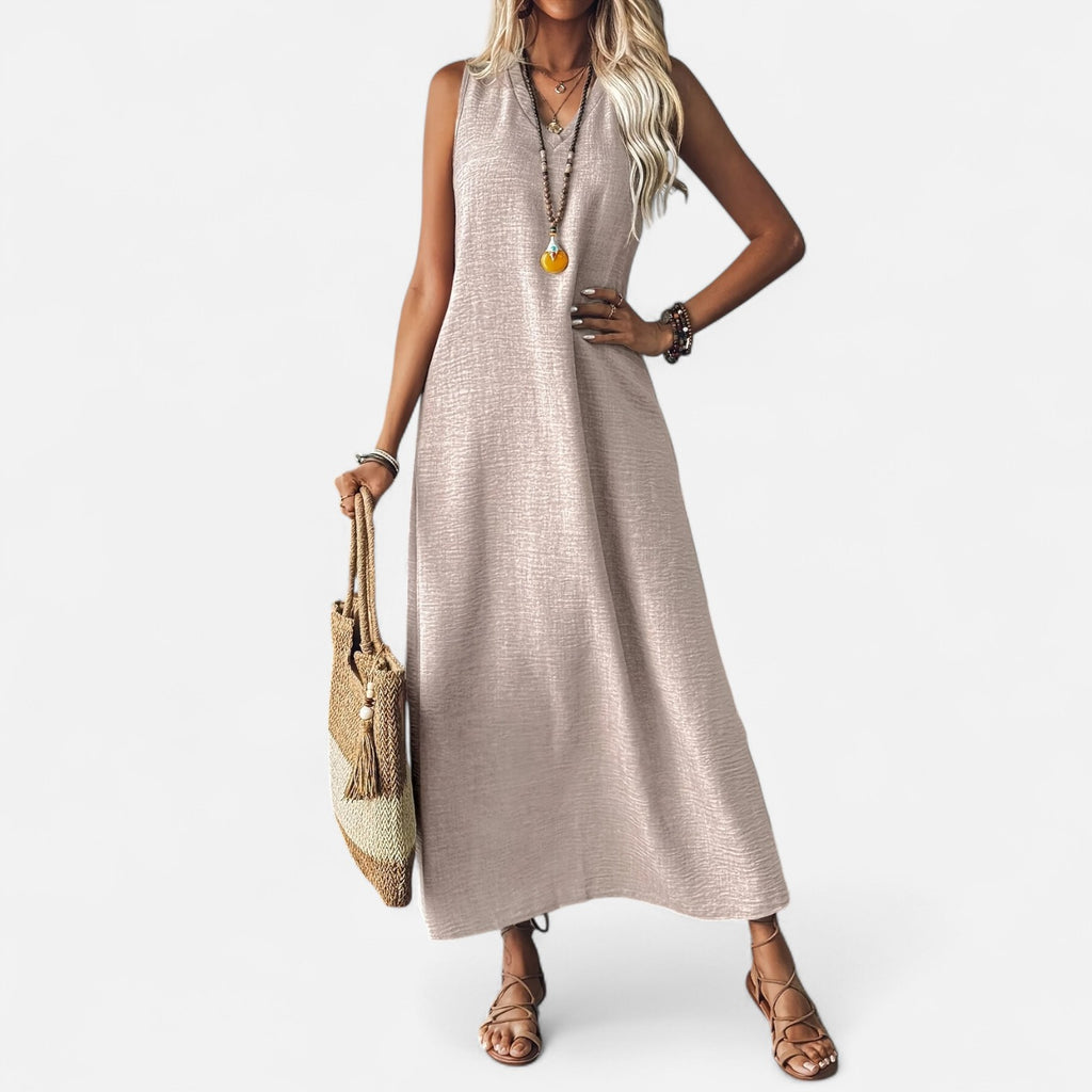 Bellanoa | Women’s Vintage Maxi Dress in Flowing Summer Fit