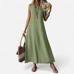 Bellanoa | Women’s Vintage Maxi Dress in Flowing Summer Fit