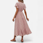 Bellanoa | Women’s Heritage Print Dress in Light Midi Silhouette