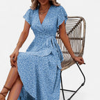 Bellanoa | Women’s Heritage Print Dress in Light Midi Silhouette